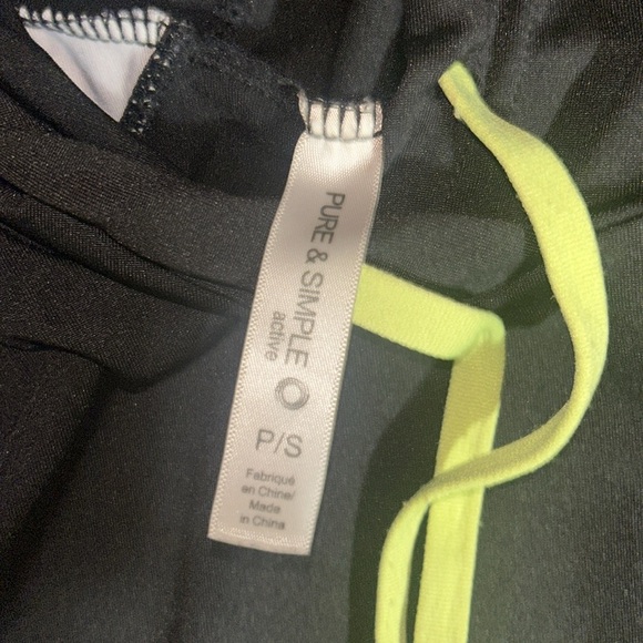 NWOT Pure & Simple Floral Sleeve Pullover Hoodie - Picture 4 of 10